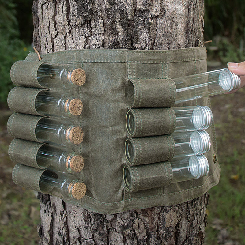 New Canvas Portable Bbq Outdoor Barbecue Seasoning Bottle Seasoning Bag Camping Picnic Seasoning Bottle Set - V.I.P Digital Presence