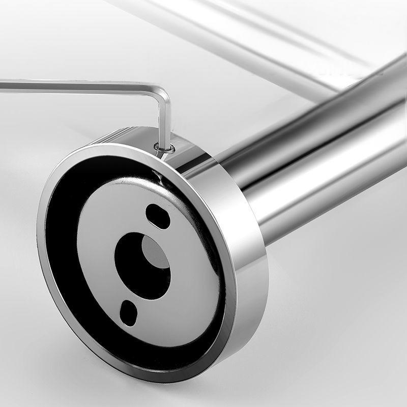 304 stainless steel towel rack, non perforated, bathroom towel double pole hanging rack, household towel rack - V.I.P Digital Presence