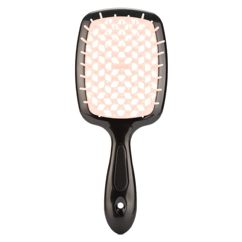 Honeycomb hollow massage comb, smooth hair grid comb, smooth hair dry and wet dual-purpose comb, curly and fluffy hair styling comb - V.I.P Digital Presence