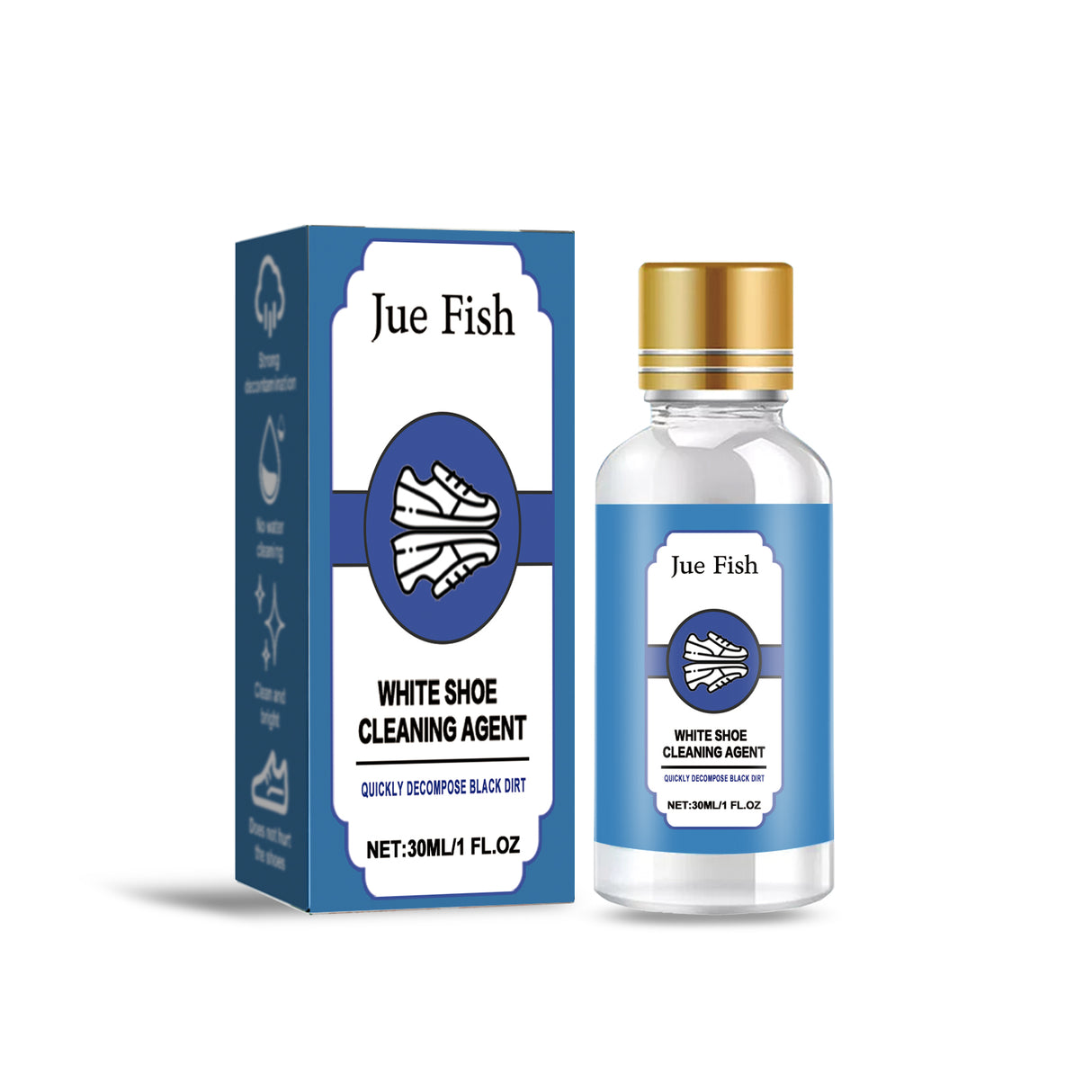 White Shoe Cleaner White Shoe Cleaning Decontamination Cleaning Whitening Decontamination Brightening White Shoe Edge Yellow Removal - V.I.P Digital Presence