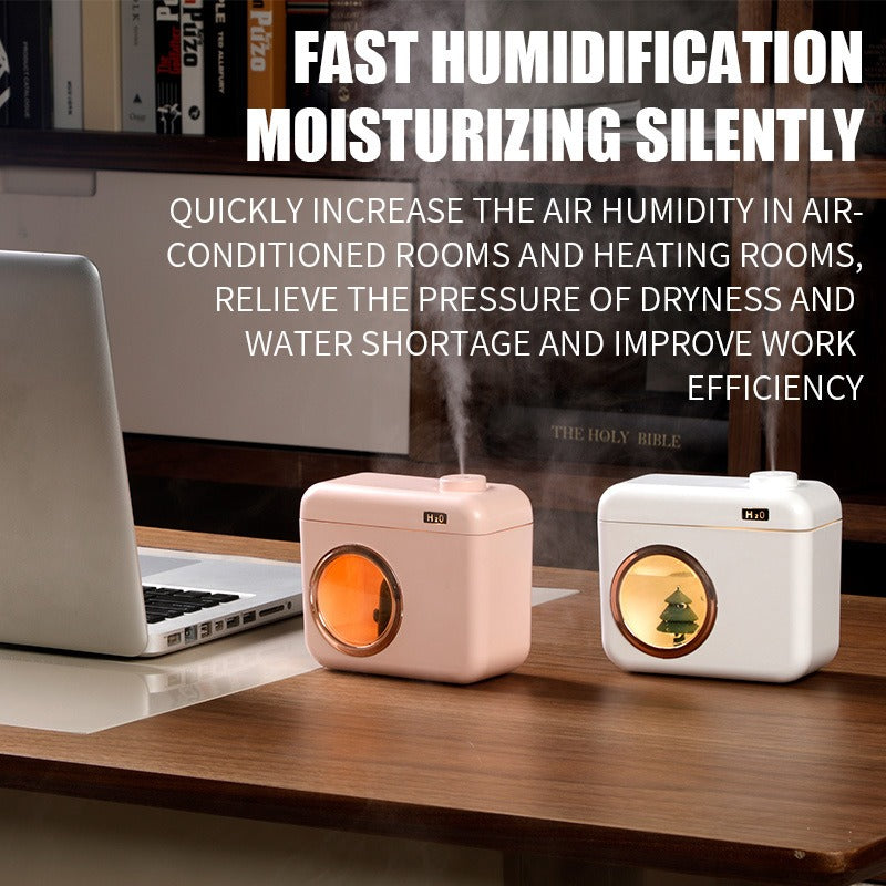 New Camera Mini Humidifier USB Charging Creative Night Light Silent Indoor Household Humidifier - V.I.P Digital Presence