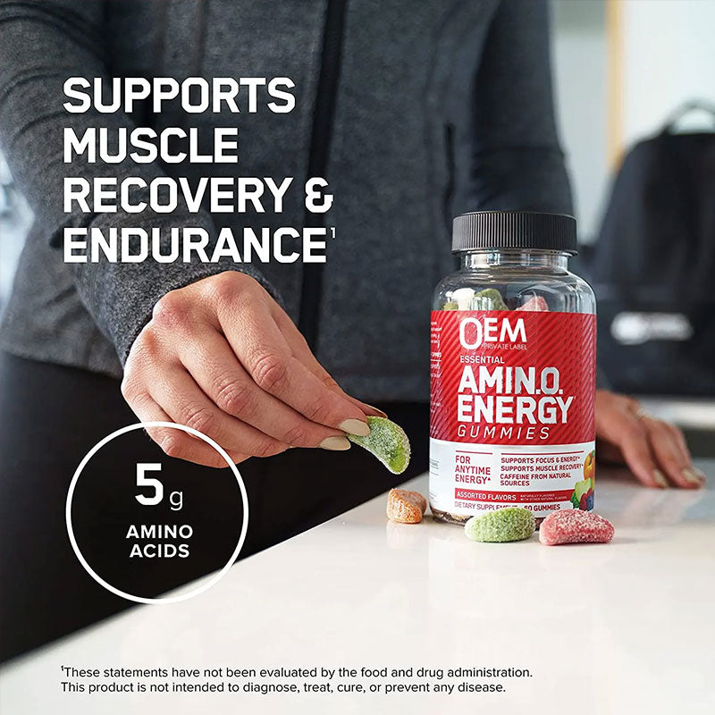 Energy gummies amino acids exercise and fitness gummies - V.I.P Digital Presence
