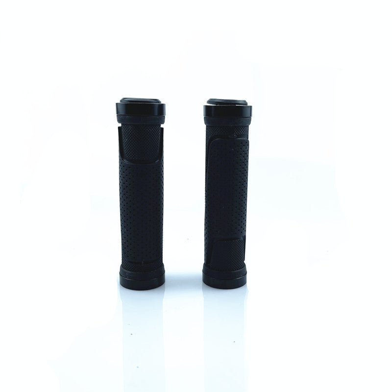 Bicycle Rubber Handle Set Mountain Bike Bilateral Lock Non-Slip Handle Bicycle Accessories Riding Equipment Color