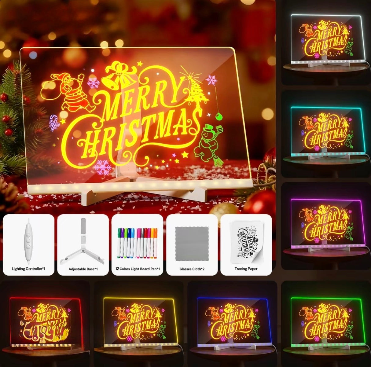 GlowTrace LED Drawing Board