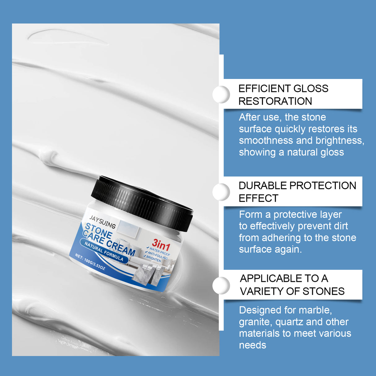 Stone Maintenance Cream, Tile Stone Maintenance Floor Renovation Polish Cream Waxed Floor Care Cream - V.I.P Digital Presence