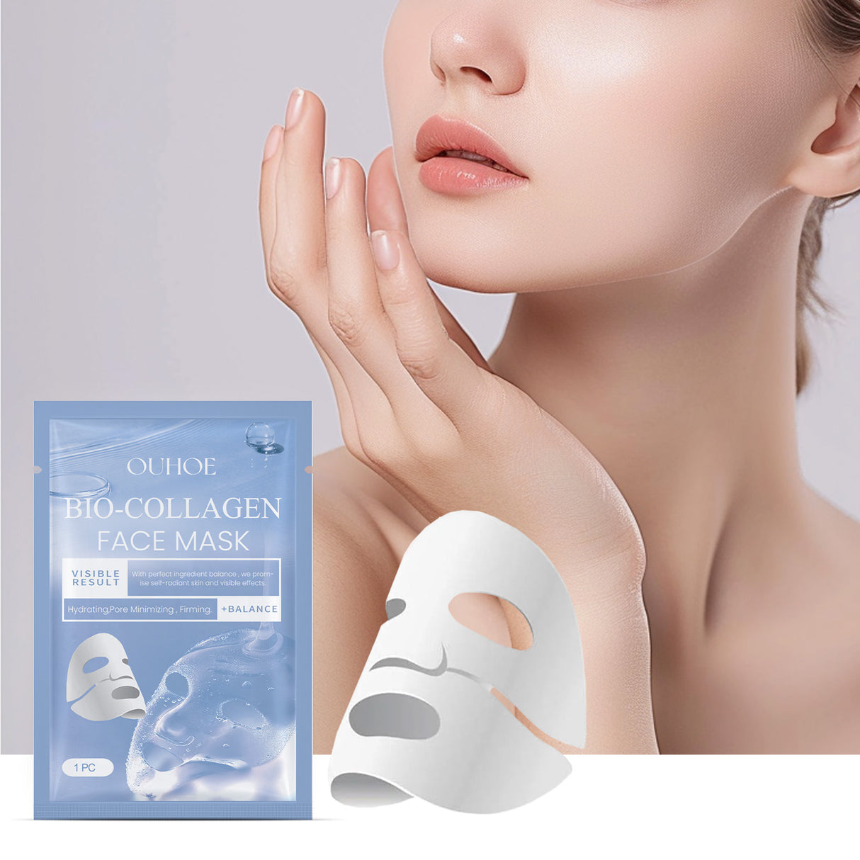 Bio-Collagen Real Deep Mask, It Moisturizes Moisturizing Anti-Wrinkle Fade Out Fine Lines Smooth White Chun Water Skin Mask - V.I.P Digital Presence