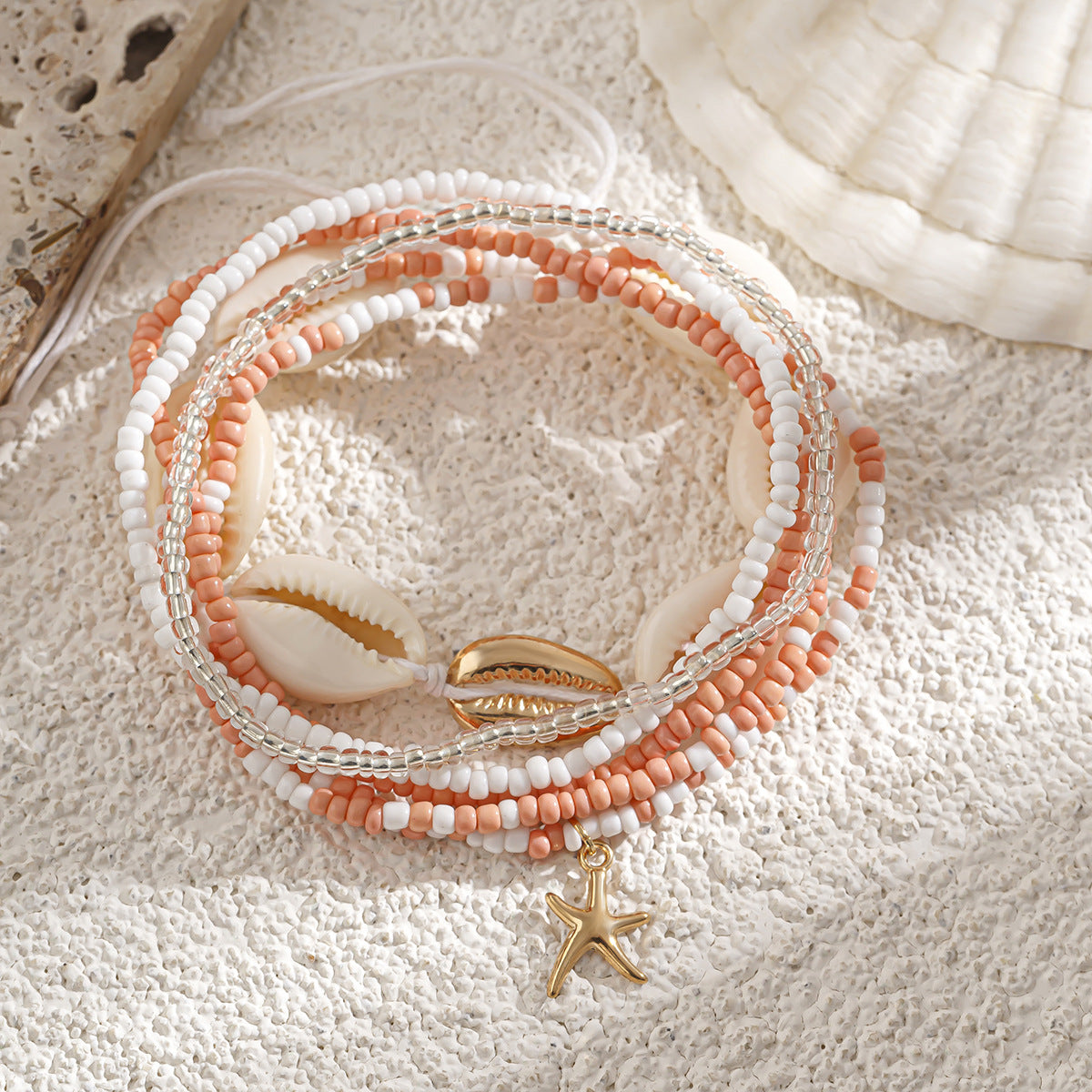 Mermaid Princess Shell Beads Waist Chain Beach Ocean Wind Waist Chain Starfish Body Chain - V.I.P Digital Presence