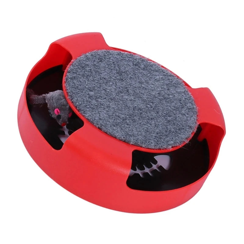 Rotating Cat Wheel Puzzle Game Fun Plate Mouse Teasing Cat Toy Shadowless Little Mouse Cat Toy Pet Supplies - V.I.P Digital Presence
