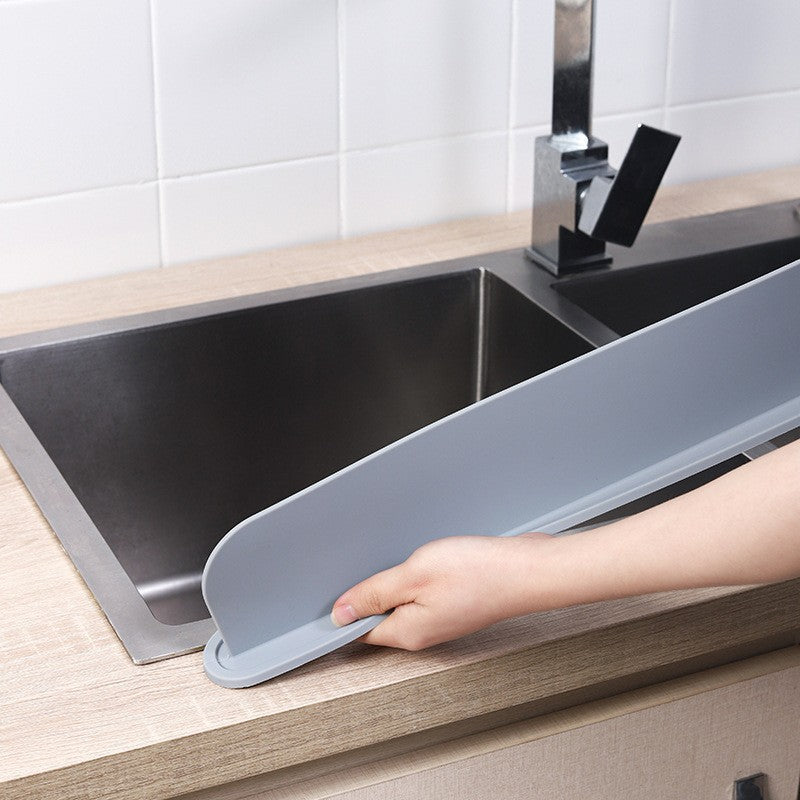 Thick sink water blocking plate kitchen splash proof faucet bathroom sink suction cup - V.I.P Digital Presence