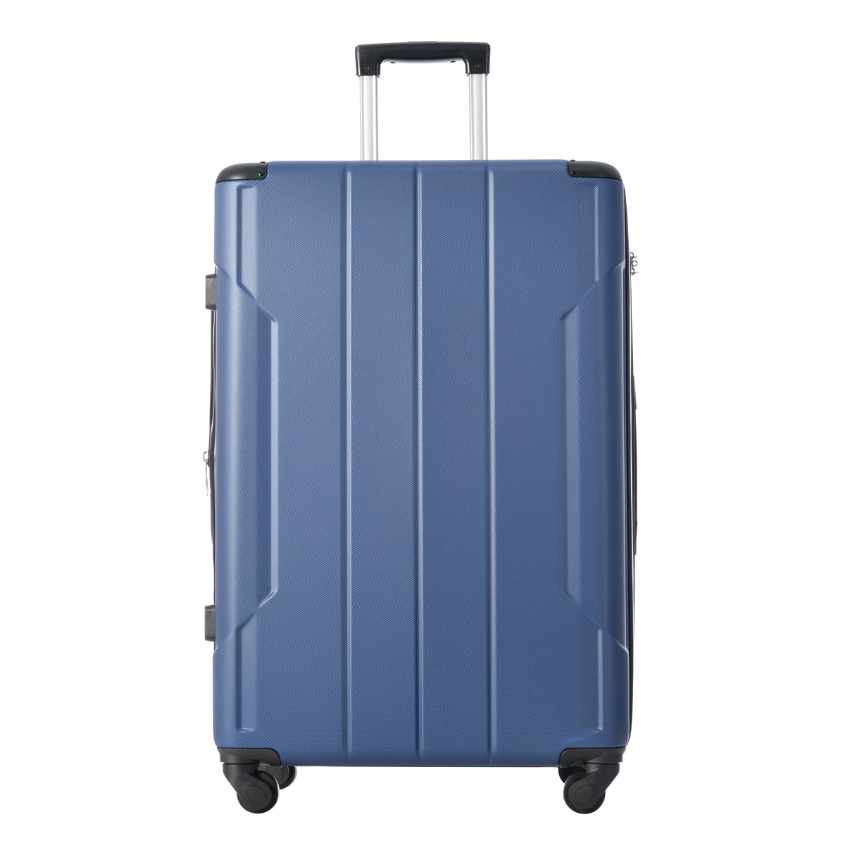 Hardshell Luggage Sets 3 Pcs Spinner Suitcase with TSA Lock Lightweight 20''24''28'' Blue + ABS