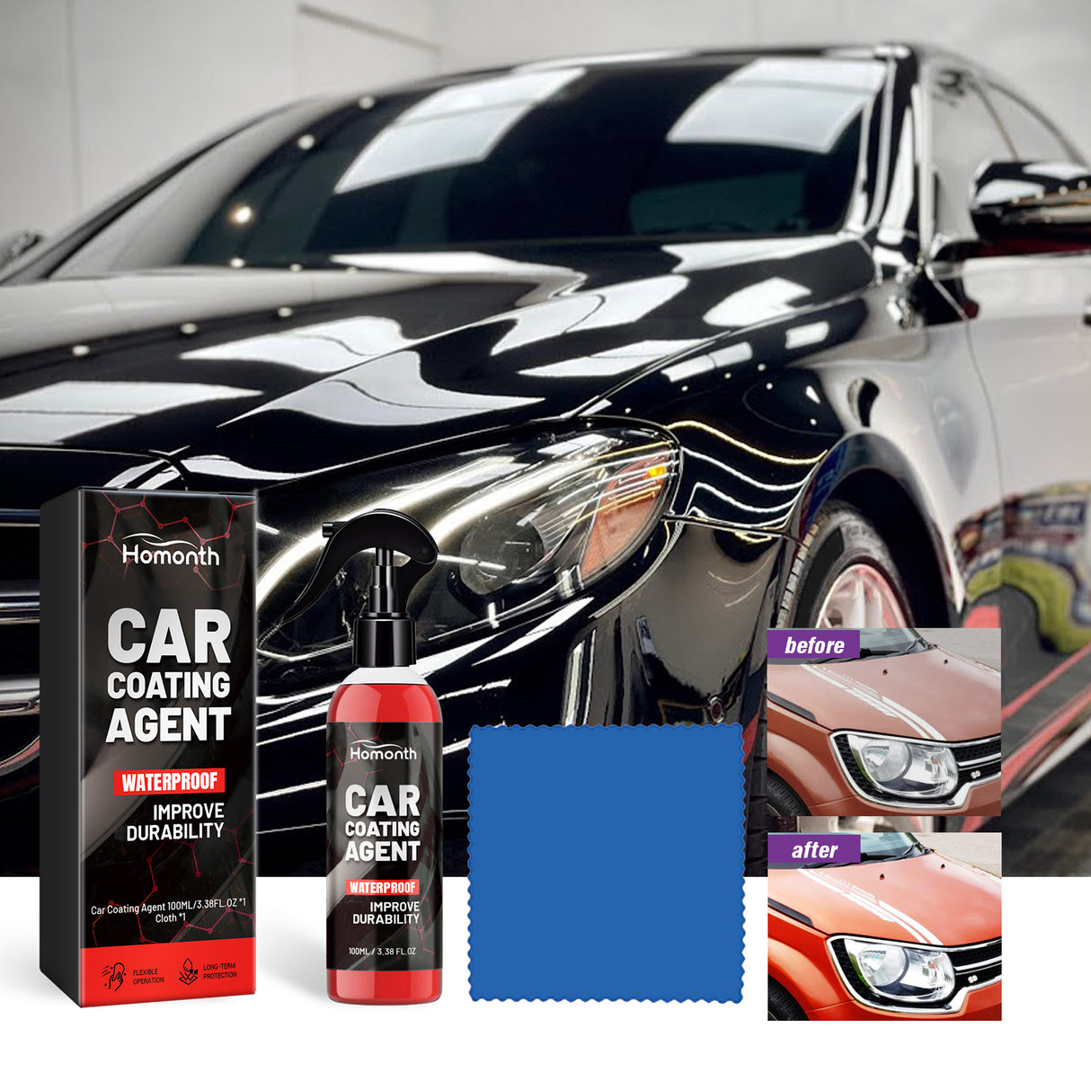 Car Coating Agent, Car And Car Paint Multi-Purpose Renovation Clean Plating Crystal Coating Maintenance And Repair Spray - V.I.P Digital Presence