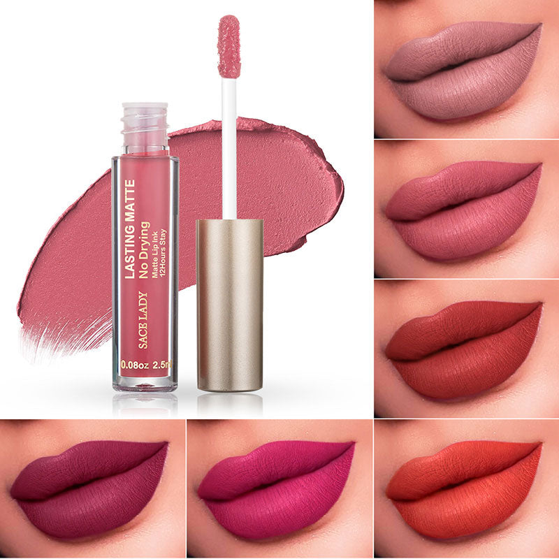 Make Up Waterproof Nude Lipstick Long Lasting Liquid Matte Lipstick Kit Lip Gloss Cosmetics Lipgloss Lip Makeup - V.I.P Digital Presence