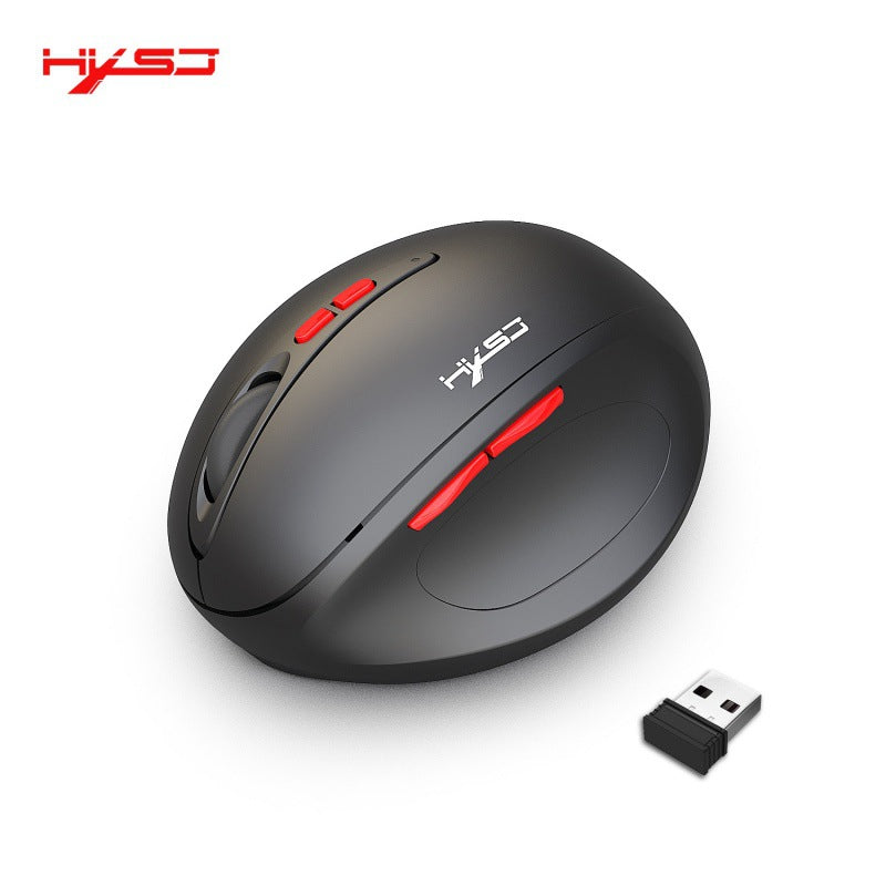 2.4G wireless mouse rechargeable vertical mouse with 7 buttons ergonomic design - V.I.P Digital Presence