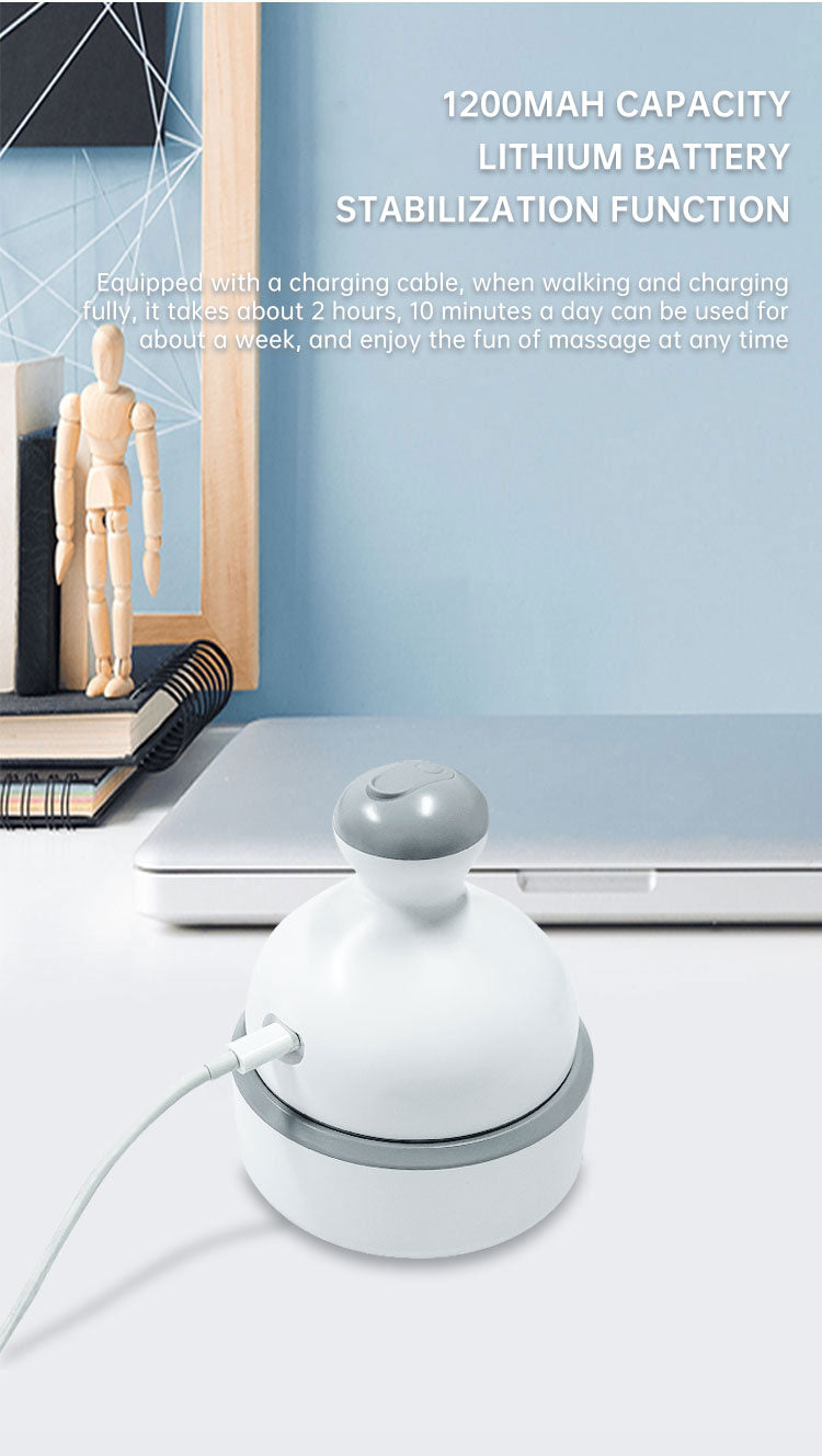 Head Massage Health Care Antistress Relax Body Massagem Deep Tissue Electric Vibrating Head Massager Hair Scalp Massager - V.I.P Digital Presence