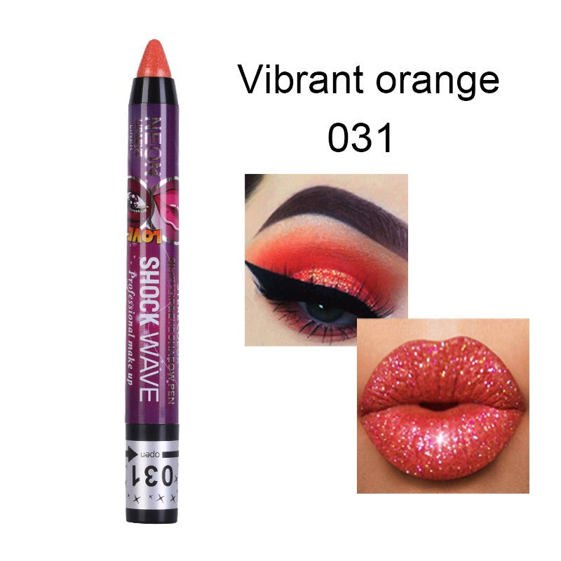 KISS SUSY 36 color eye shadow pencil stick lip pencil 2 in 1 is not easy to smudge - V.I.P Digital Presence