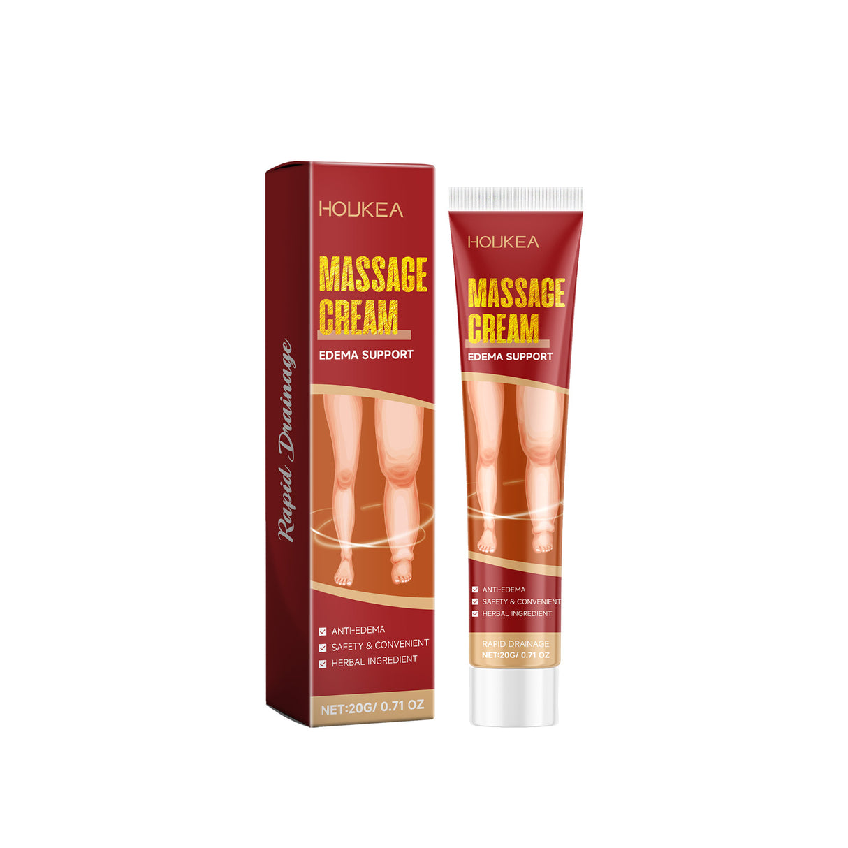 Herbal Leg Care Cream, Pamper And Massage Leg Skin To Relieve Leg Discomfort Daily Care Cream