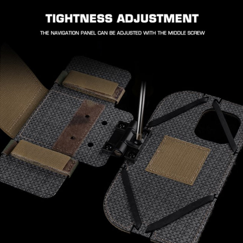 Tactical Phone Pouch, Molle, for Airsoft, Camping, Hunting. Foldable, for Phone & Map. - V.I.P Digital Presence