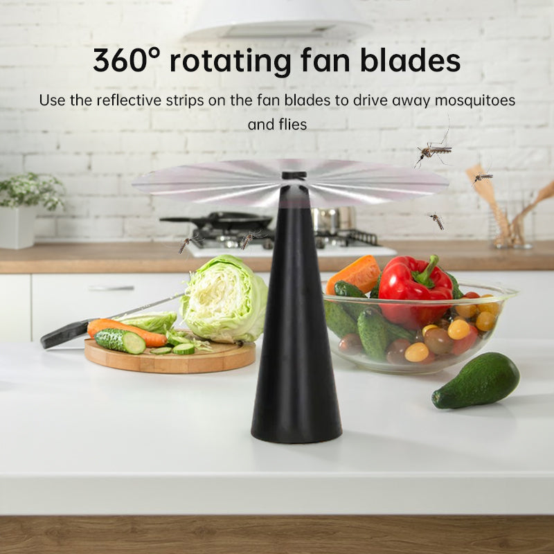 Portable fly fans, tabletop fly killers. Keep flies and insects away from food, for outdoor kitchens and restaurants. 2 units. - V.I.P Digital Presence