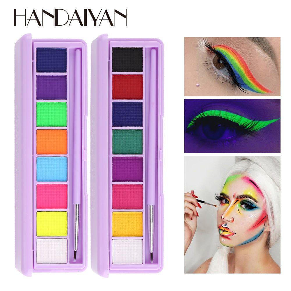HANDAIYAN Water Soluble Body Paint Eyeliner Eyeshadow Ultraviolet Glow Paint Face Body Pigment - V.I.P Digital Presence