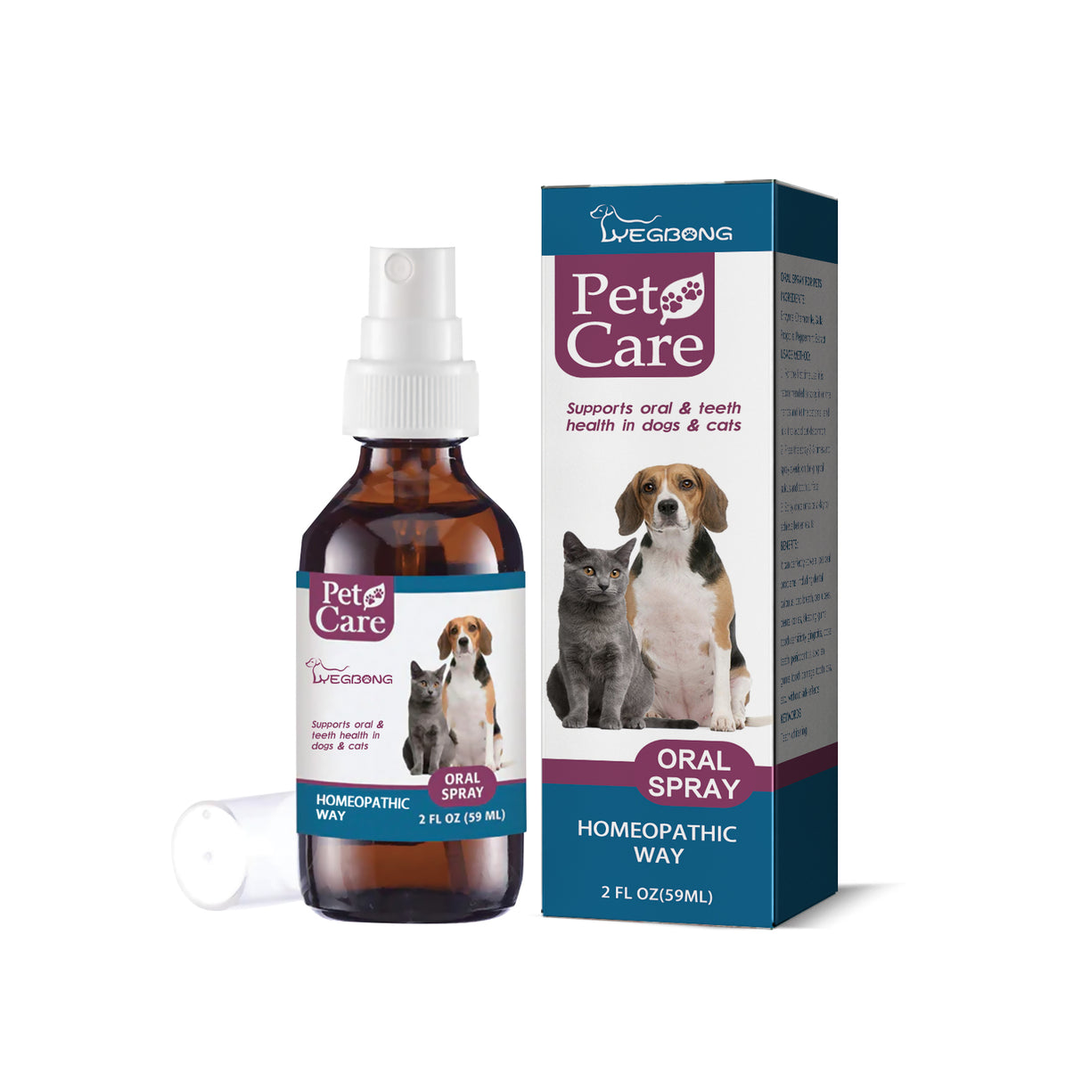 Pet Oral Cleaning Spray, Cats And Dogs Remove Tartar And Bad Breath Fresh Mouth Care Spray - V.I.P Digital Presence