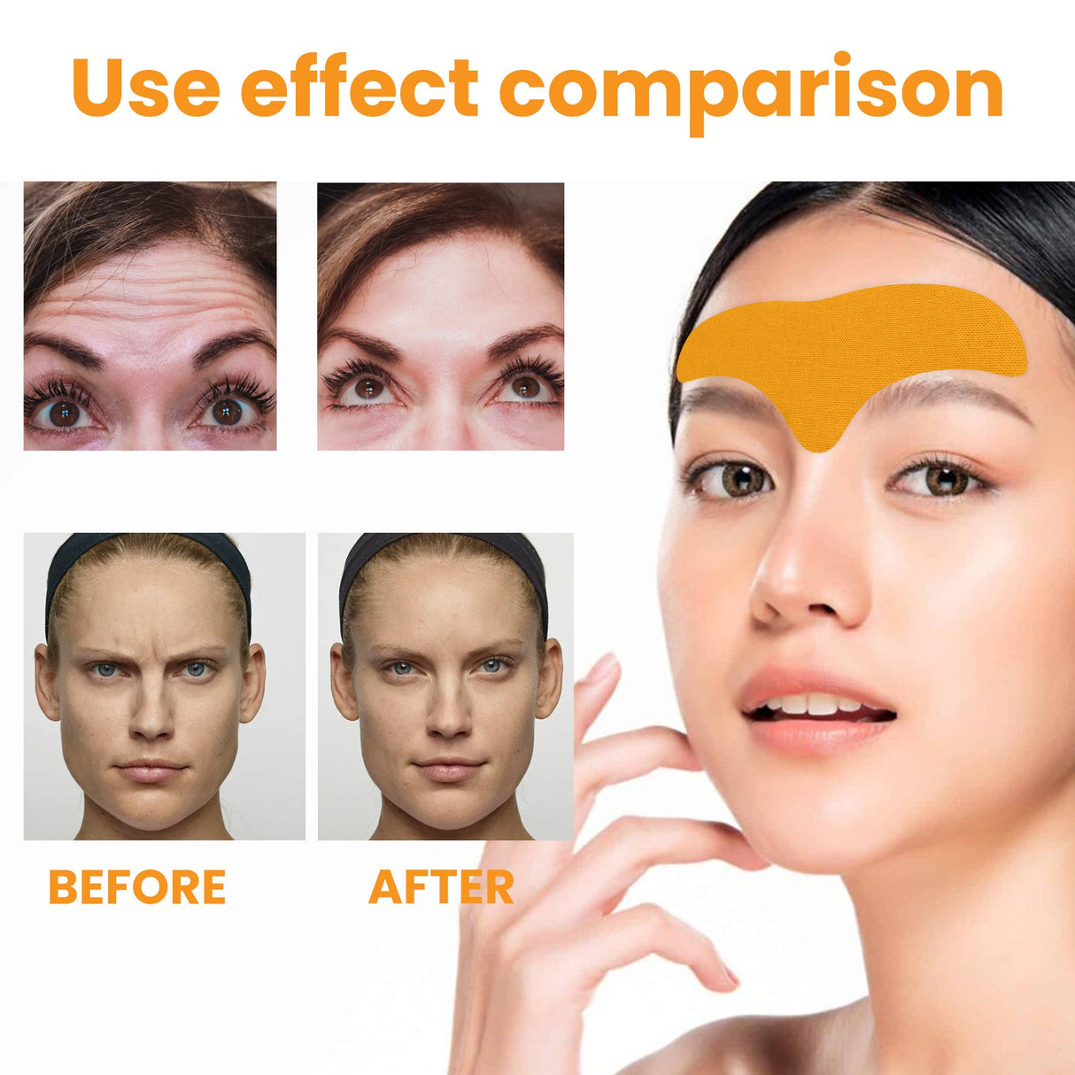 Anti-Aging Collagen Gel Patch - 10pcs Forehead Line Removal, Firming Mask, Frown Lines, Face Skin Care Stickers - V.I.P Digital Presence