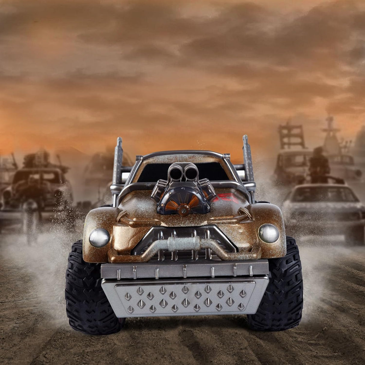 Wasteland Style 1:14 Scale 2.4GHz Model Racing Remote Control Car Hobby Electric RC Car Toys for Boys and Adults (Golden) - V.I.P Digital Presence