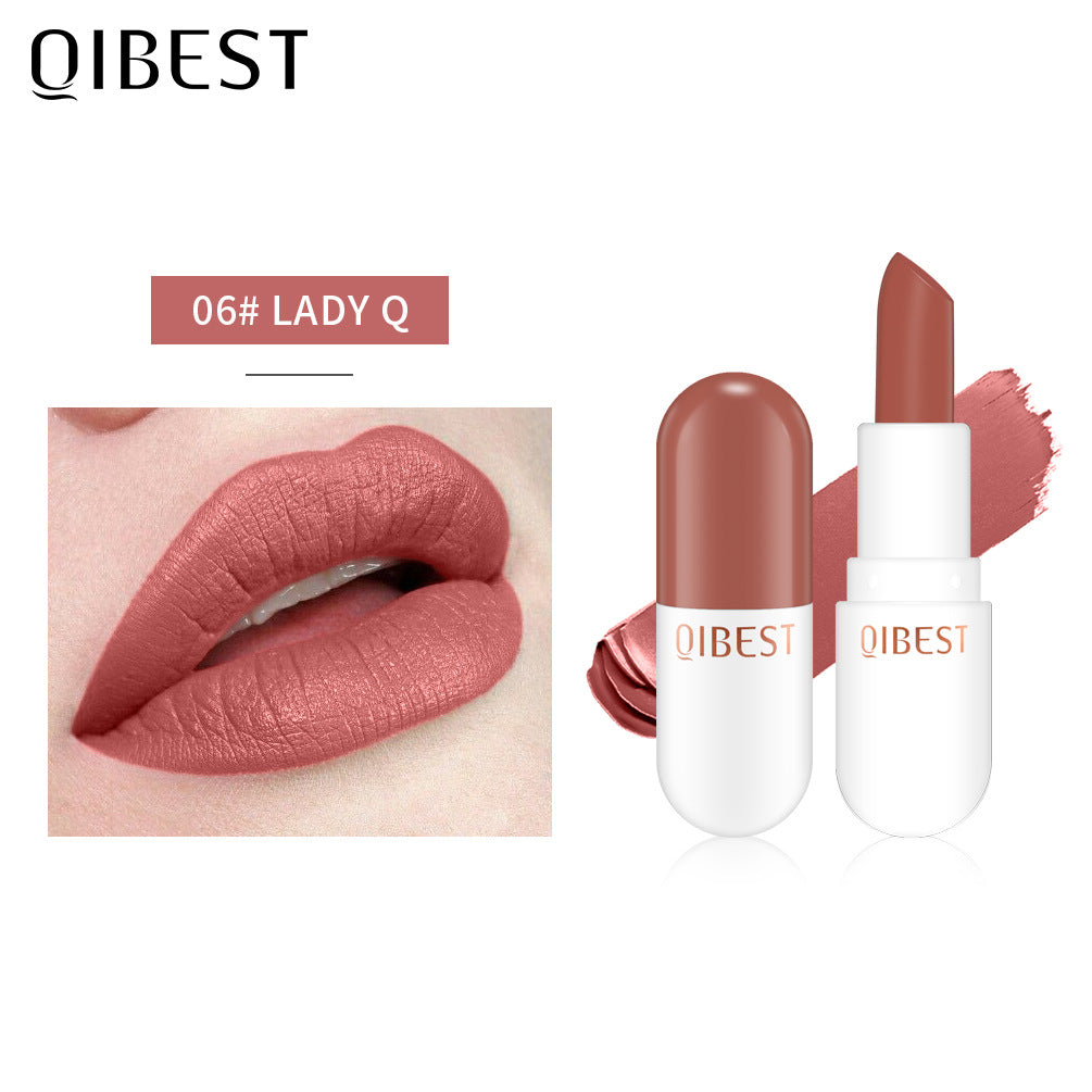 QIBEST Mini Capsule Lipstick Velvet Matte Lipstick Long Lasting Waterproof Pill Lipstick - V.I.P Digital Presence