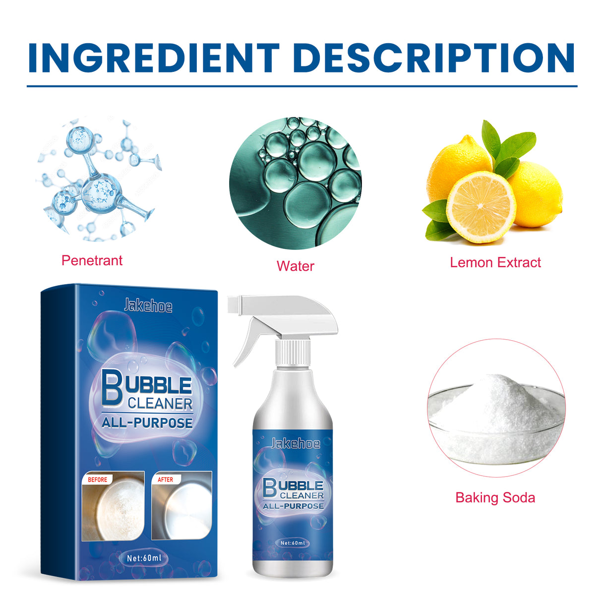 Multi-Purpose Household Foam Cleaner Set, Kitchen Stove Tile Heavy Grease Cleaning - V.I.P Digital Presence