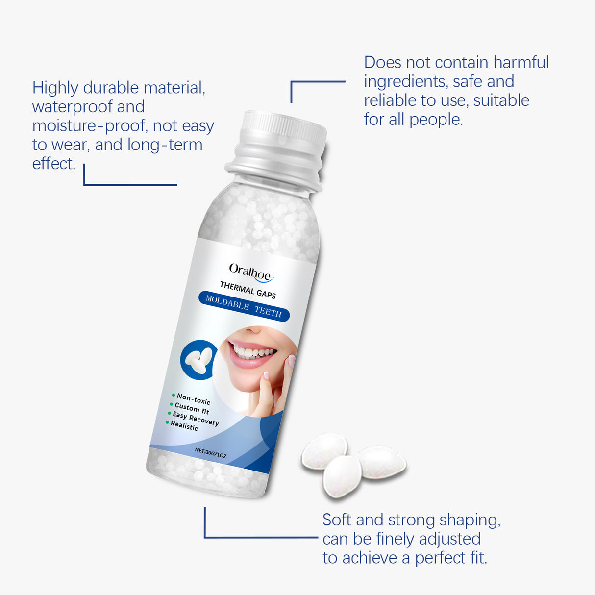 Can Shape Solid Dental Glue To Modify Teeth Temporary Hole Filling Glue Denture Glue - V.I.P Digital Presence