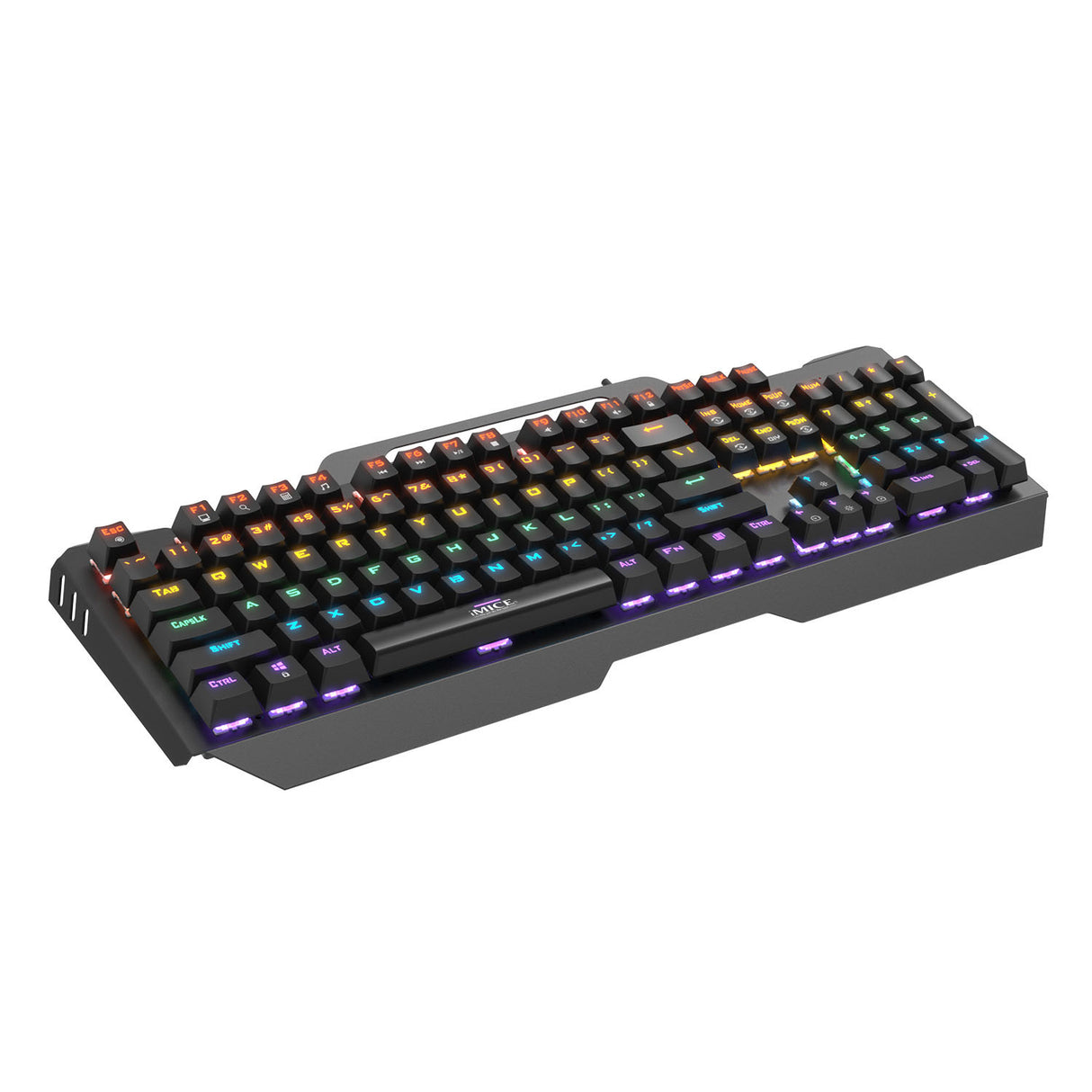 Wired RGB Chicken Eating Green Axis Mechanical Esports Metal Gaming Keyboard - V.I.P Digital Presence