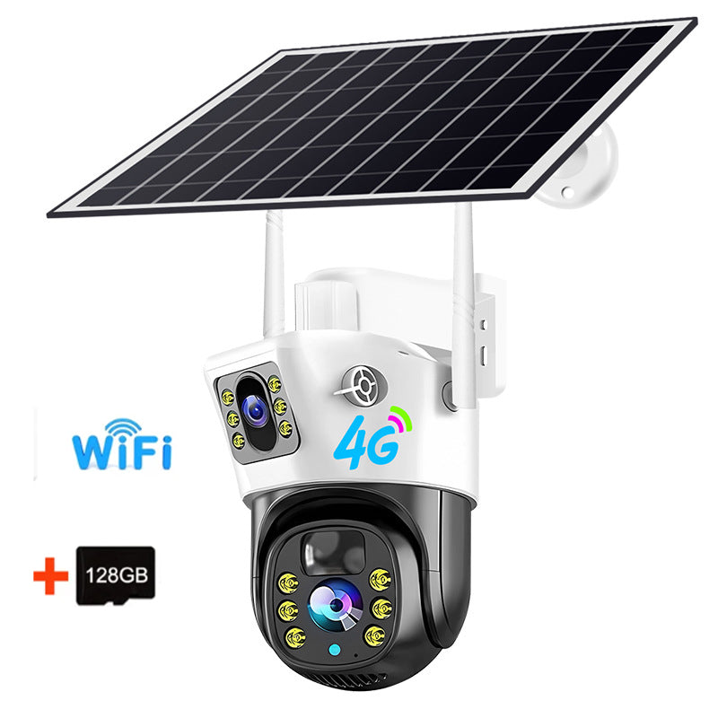 V380PRO 4G Solar Camera 4MP Dual Lens Home Security Camera With Solar Panel - V.I.P Digital Presence