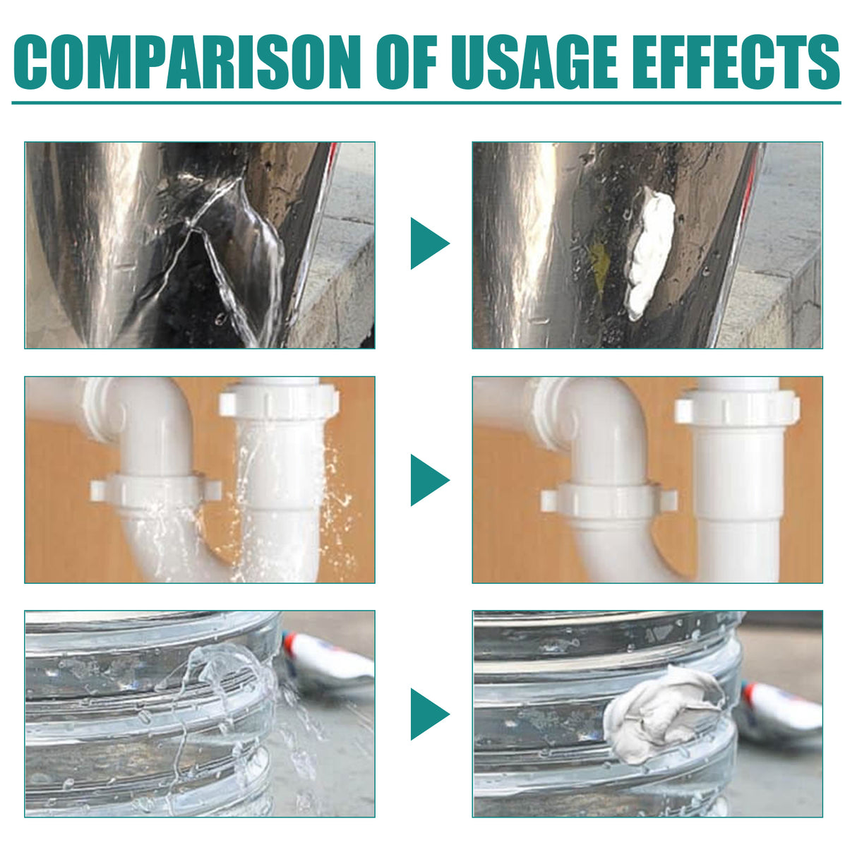 Underwater Bonding Waterproof Glue, Aquarium Glass Wooden Bucket Sewer Pipes Leakproof Waterproof Sealant - V.I.P Digital Presence