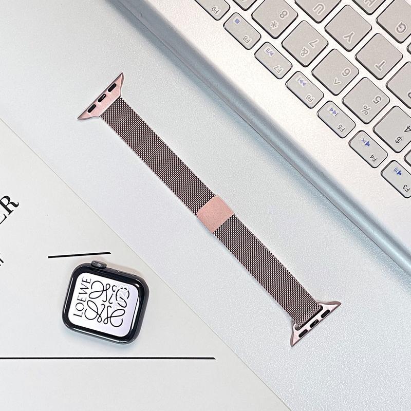 Apple Watch S7/S8 Thin Milanese Loop Strap for iWatch Series 9 - V.I.P Digital Presence