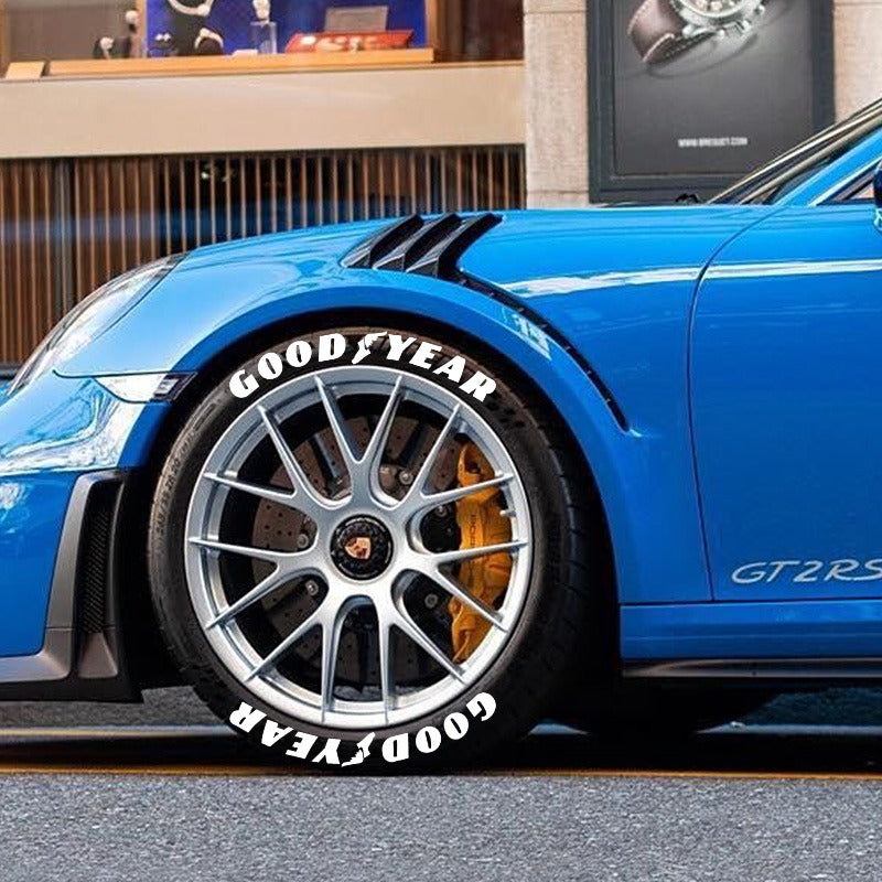 【 Font Set 】 Car Tire Stickers Tire Letter Stickers English Letter 3D Stereoscopic Stickers - V.I.P Digital Presence