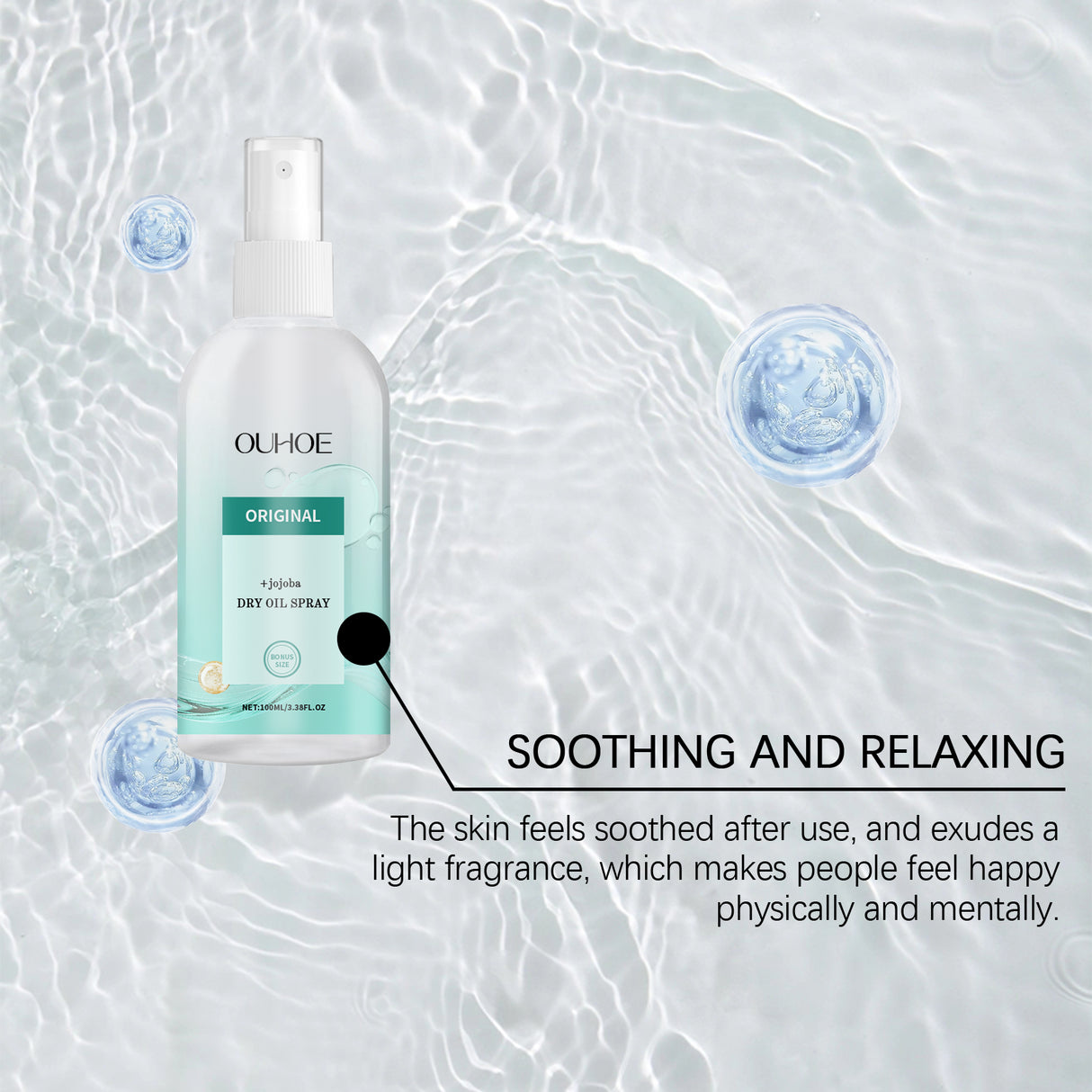 Moisturizing Body Oil Spray, Gentle Dry Skin Hydrating Body Skin Massage Care Oil - V.I.P Digital Presence