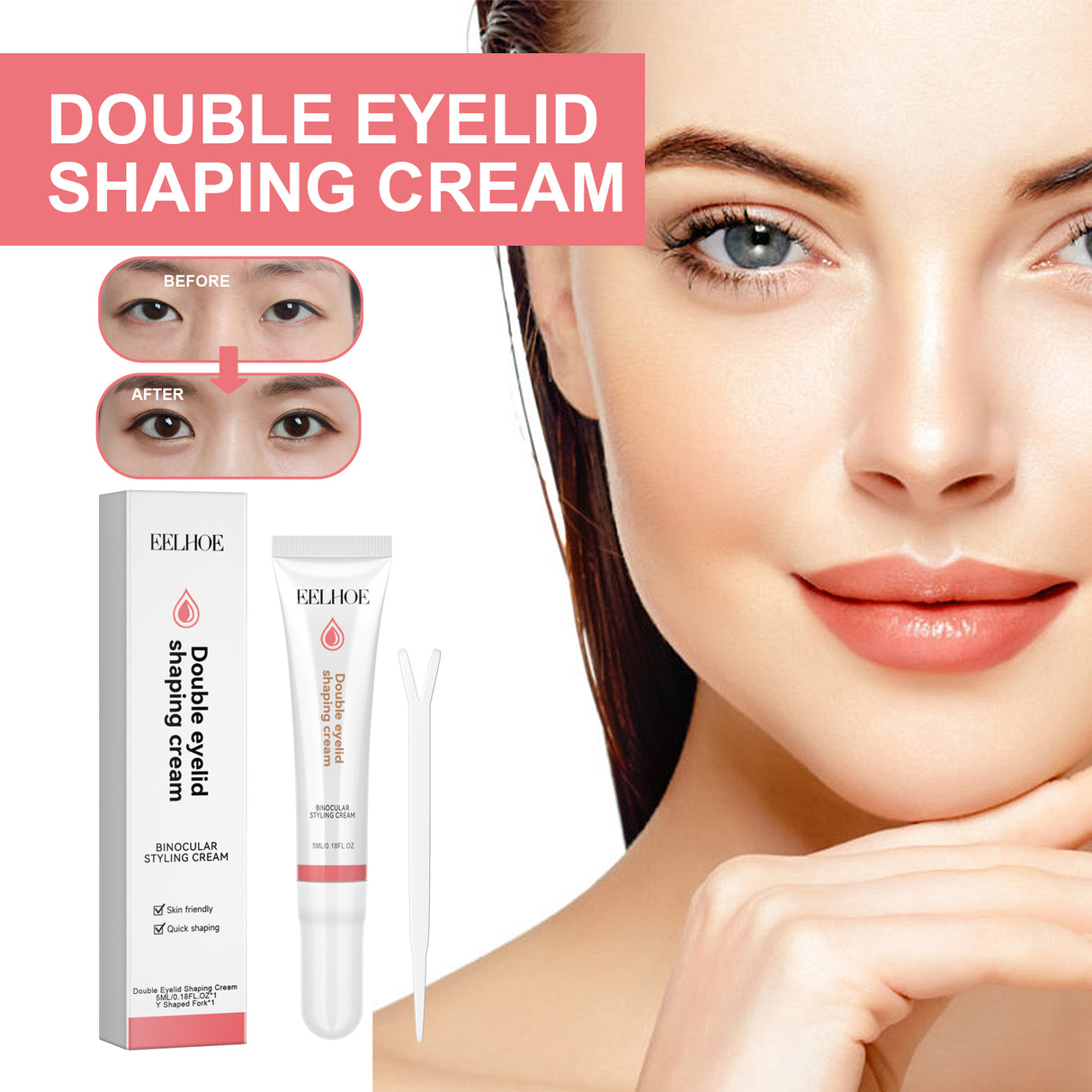 Double Eyelid Styling Cream Natural Invisible Invisible Permanent Double Magnification Eye Beauty Styling Cream - V.I.P Digital Presence