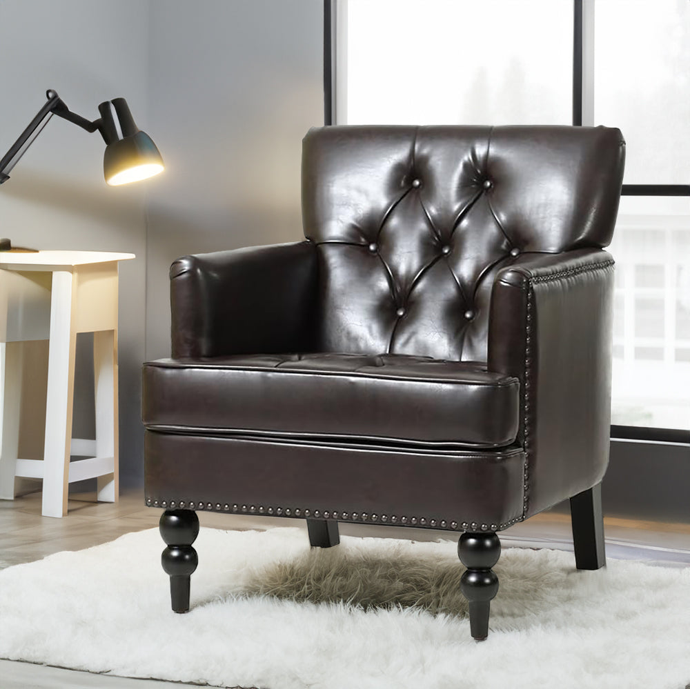 HARRISON TUFTED CLUB CHAIR - V.I.P Digital Presence