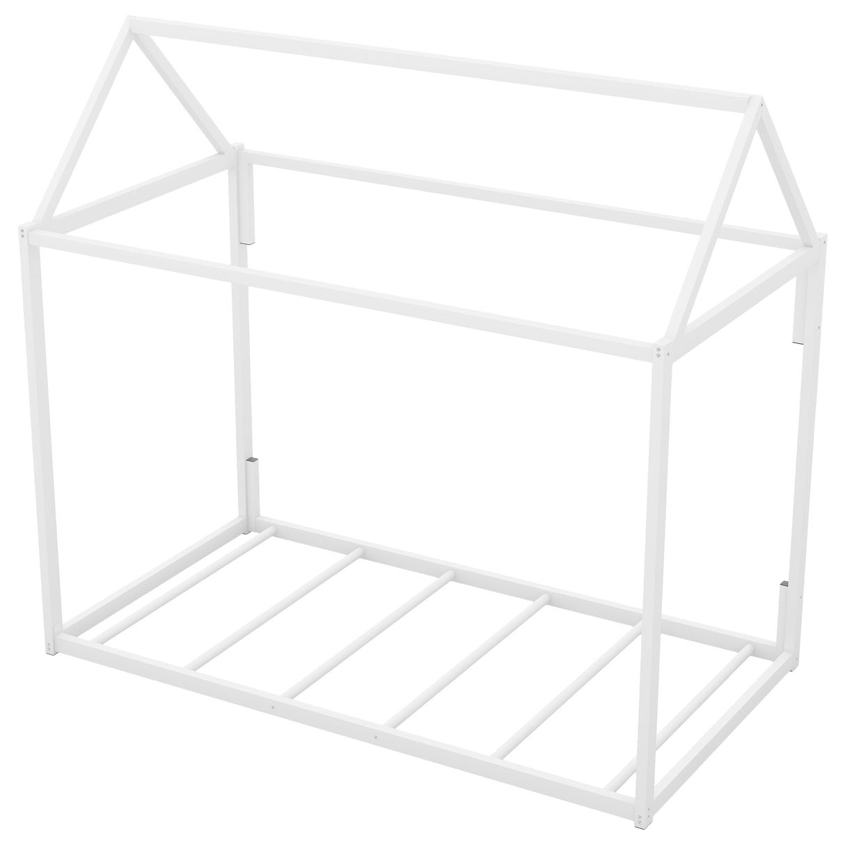 Metal House Shape Platform Bed twin