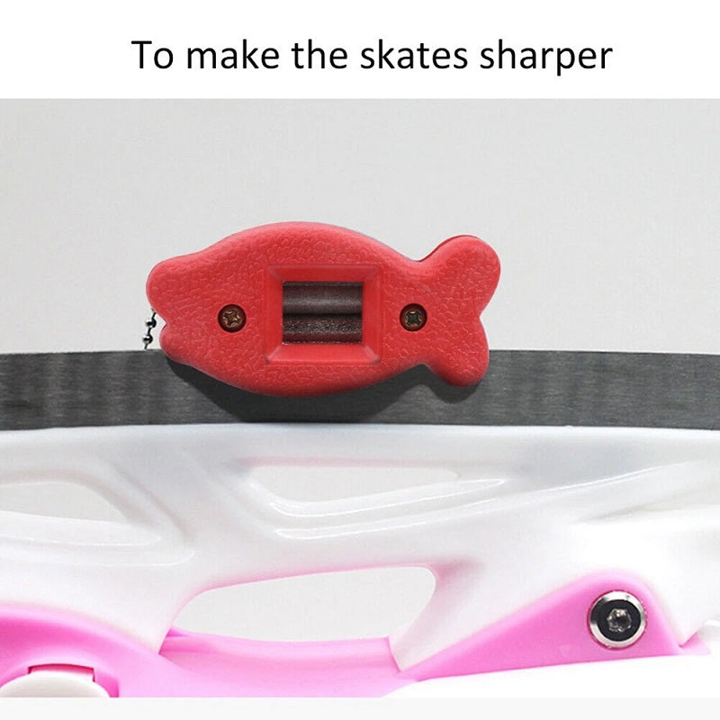 Diamond Sandstone Ice Skate Double Side Sharpener Portable Hanging Ice Hockey Shoe Blades Sharpener Ice Skate Accessories - V.I.P Digital Presence