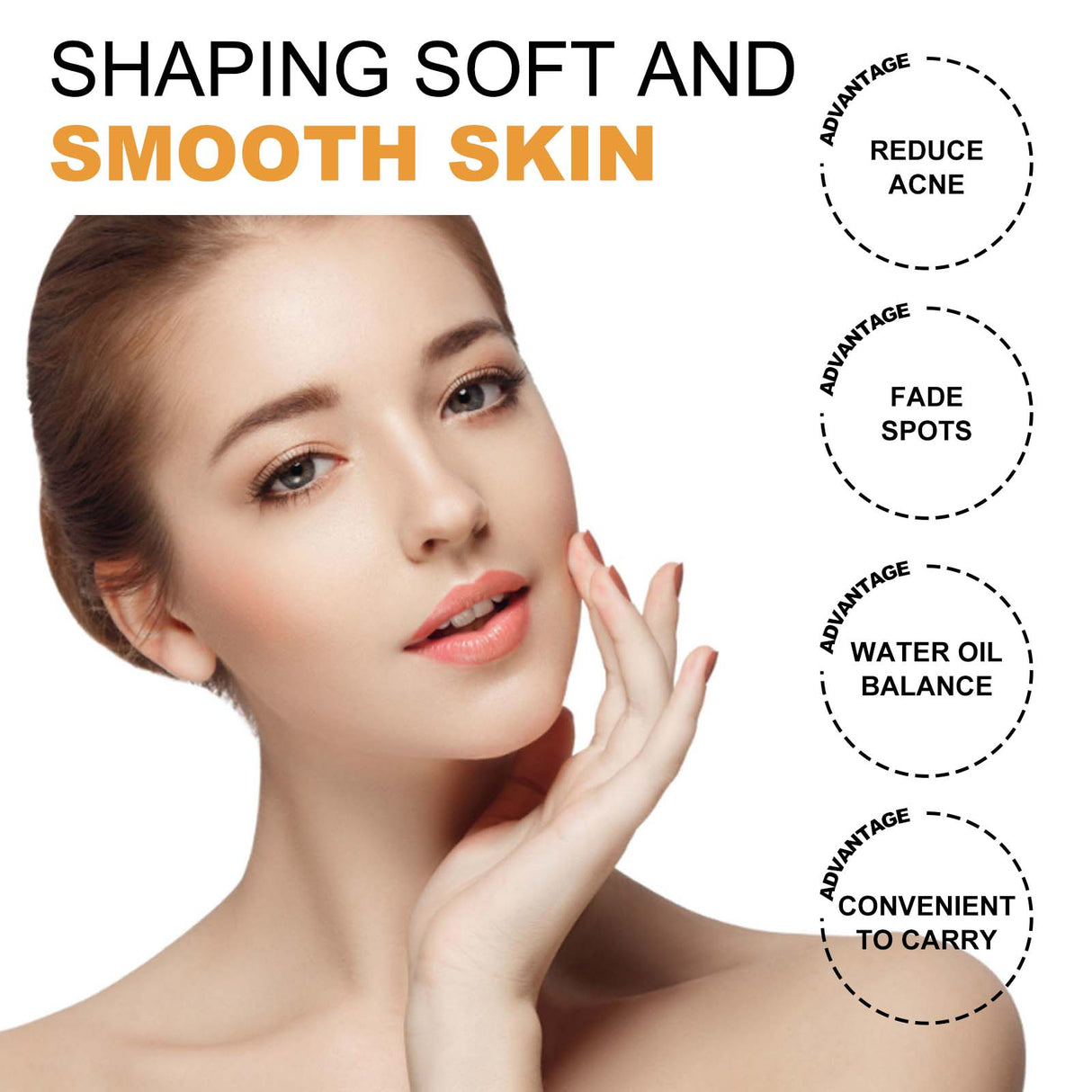 Brightening Exfoliating Pads, Gentle Exfoliation Shrinks Pores And Brightens Natural Shine With Elasticity