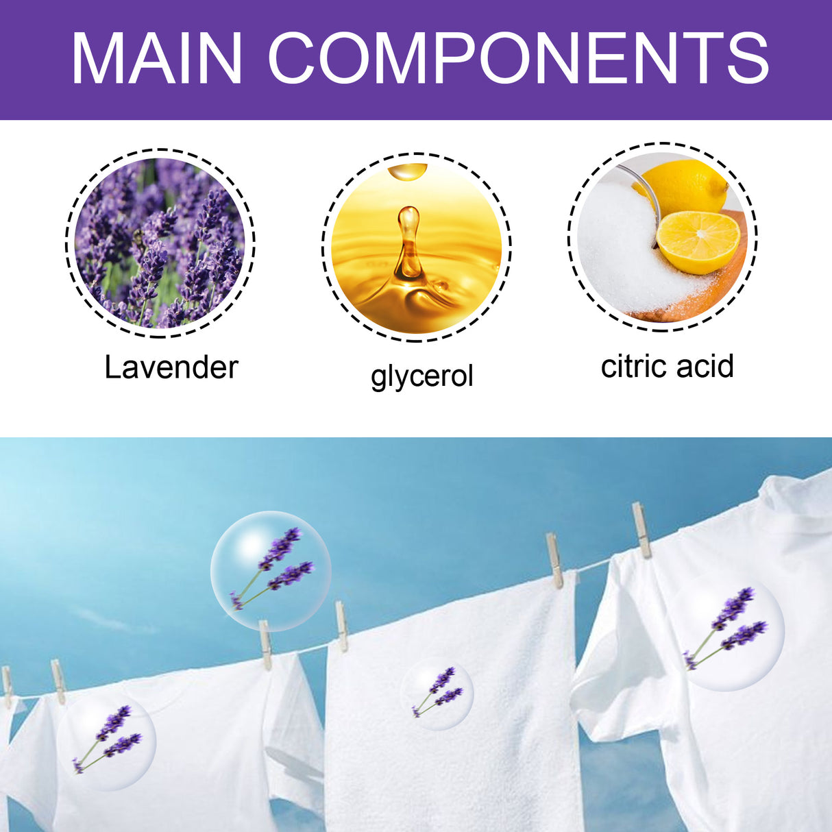 Lavender Laundry Perfume Beads, Laundry Decontamination Protective Clothing Soft Lasting Fragrance Beads - V.I.P Digital Presence