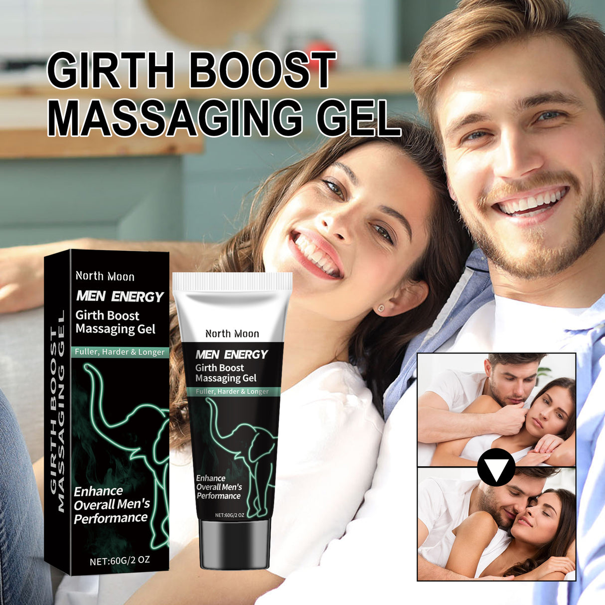 Men's Massage Gel Men's Body Massage Moisturizing Treatment Strong And Vigorous Topical Gel - V.I.P Digital Presence