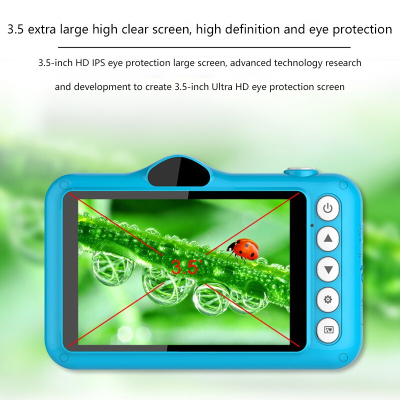 Child Camera Digital Camera 3.5 inch Cute Cartoon Camera Toys Children Birthday Gift 12MP 1080P Photo Video Camera For Kids - V.I.P Digital Presence
