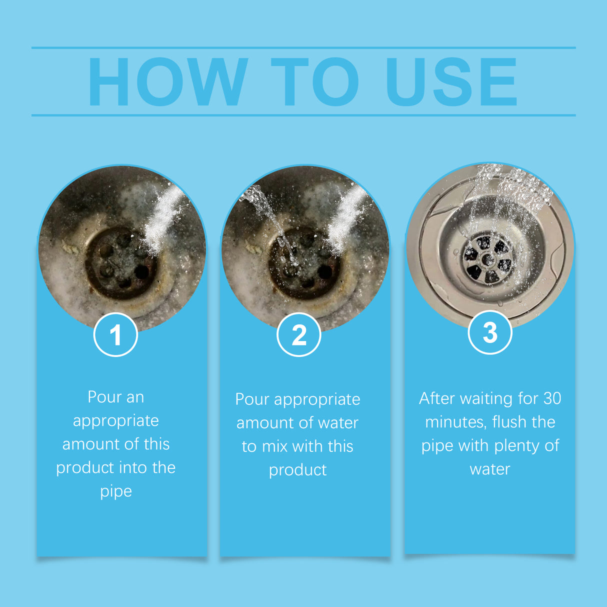 Pipe Dredge Agent Sink Drain Kitchen Toilet Pipe Quick Dredge Clean Decontaminate - V.I.P Digital Presence