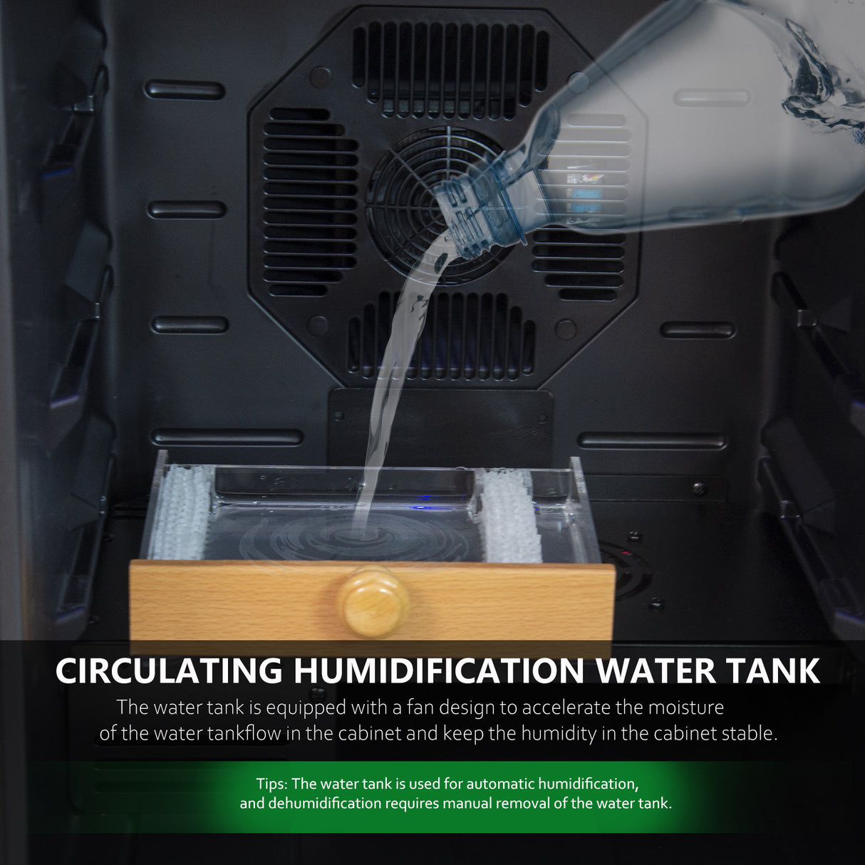 50L Cigar Humidors with 3-IN-1 Cooling, Heating & Humidity Control, 250 Counts Capacity Cigar Humidor Humidifiers with Constant Temperature Controller