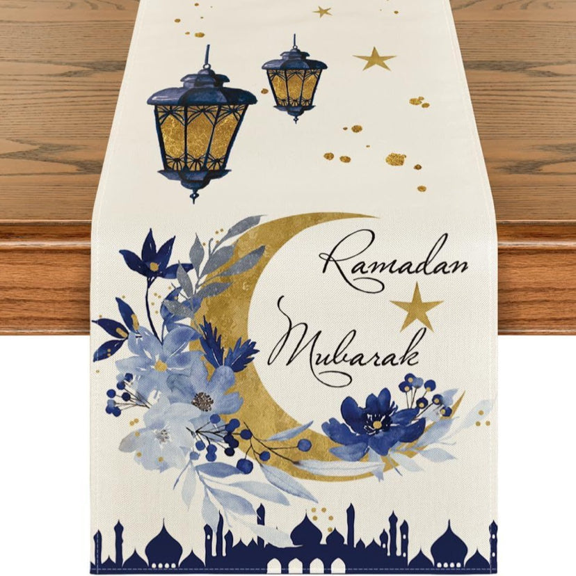 Printed Moon Castle House Tablecloth Home Decoration Party Festival Atmosphere Table Flag - V.I.P Digital Presence