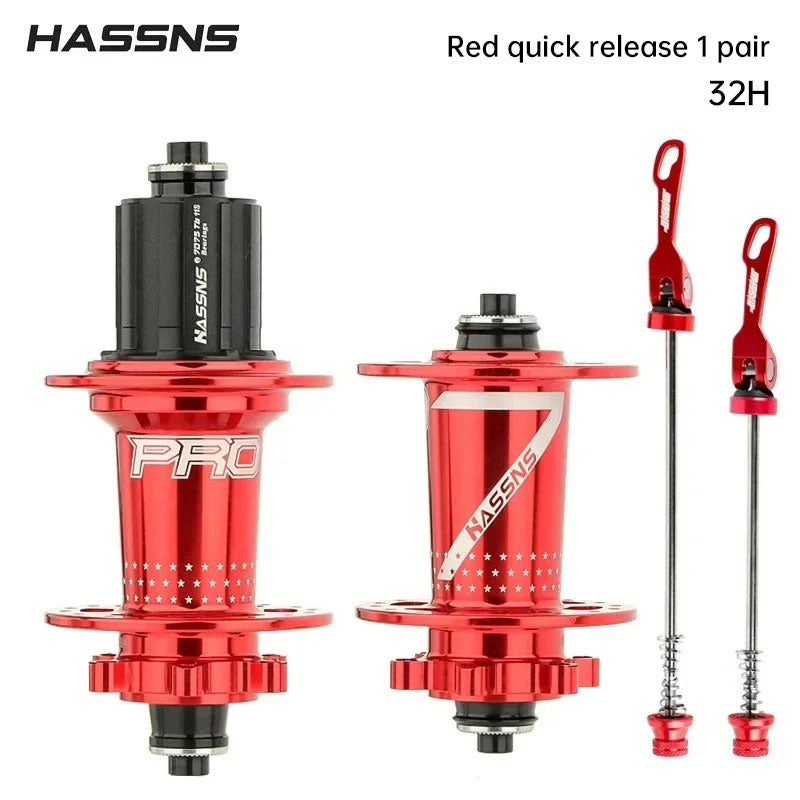 HASSNS PRO7 MTB Hub 32 Holes Bearing Bike Freehub Rear Hub Quick Release 32H Four Palin 7 8 9 10 11 12 Speed 6 Pawl Hubs - V.I.P Digital Presence