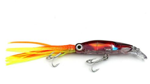LEO Lifelike Big Octopus Squid Jig Fishing Lure 14cm/40g Hard Plastic Artificial Bait - V.I.P Digital Presence