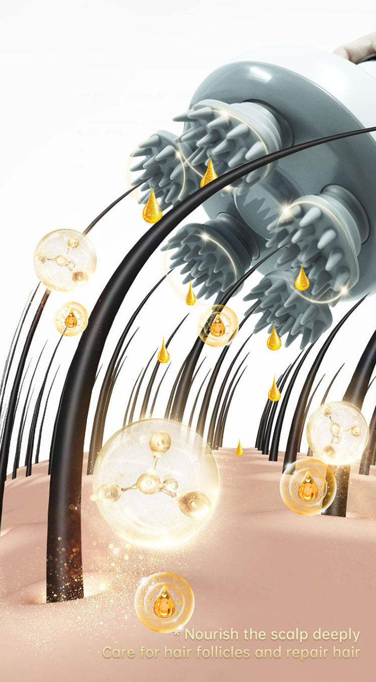 Head Massage Health Care Antistress Relax Body Massagem Deep Tissue Electric Vibrating Head Massager Hair Scalp Massager - V.I.P Digital Presence