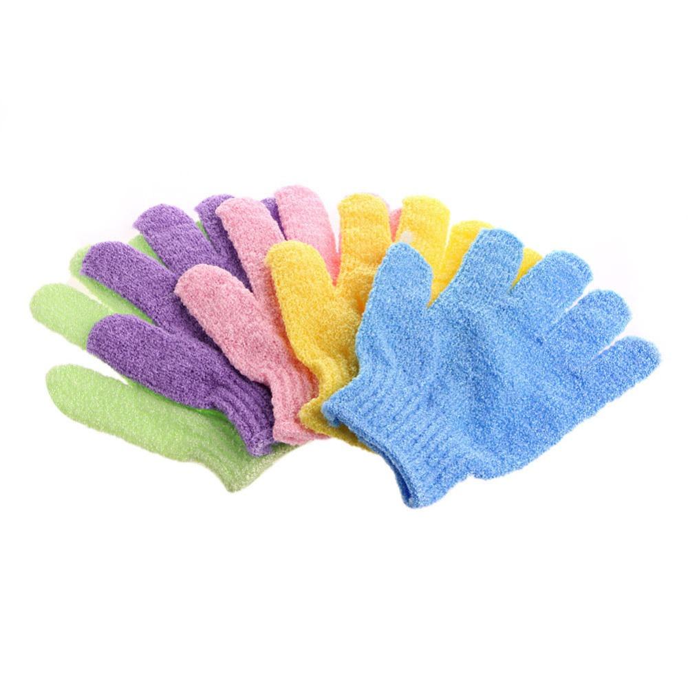 1Pc Shower Bath Glove Exfoliating Wash Skin Spa Massage Body Back Scrub Scrubber - V.I.P Digital Presence